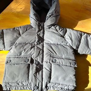 Starting Out Hooded Quilted Puffer Jacket